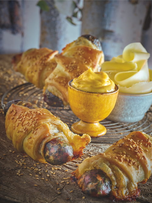 Saucisse feuilletée au Beaufort
