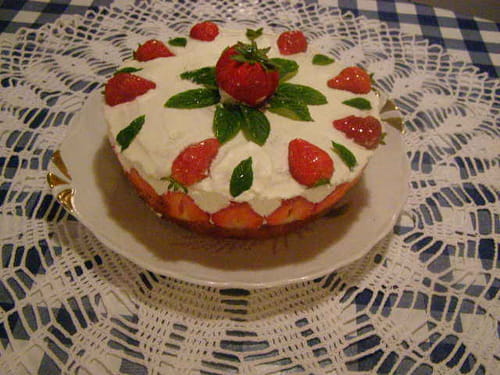 Fraisier pour 4 personnes