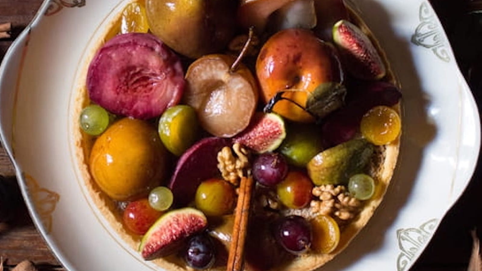 Tarte aux fruits des vendanges