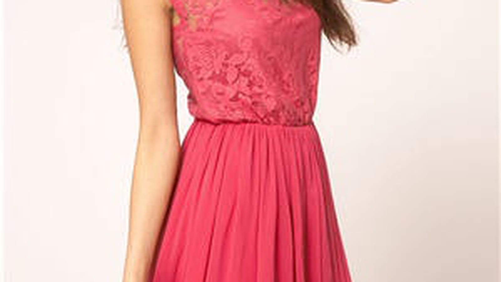 Robe patineuse en dentelle d'Asos