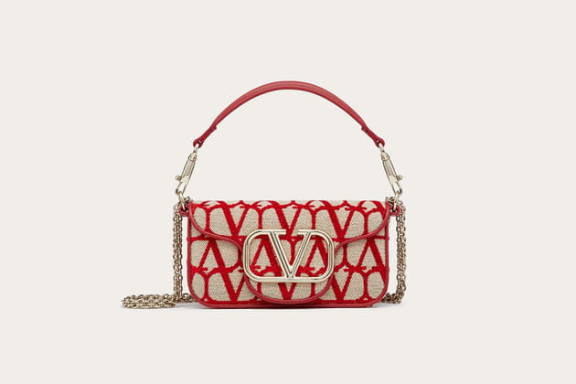 Sac à main en toile imprimée