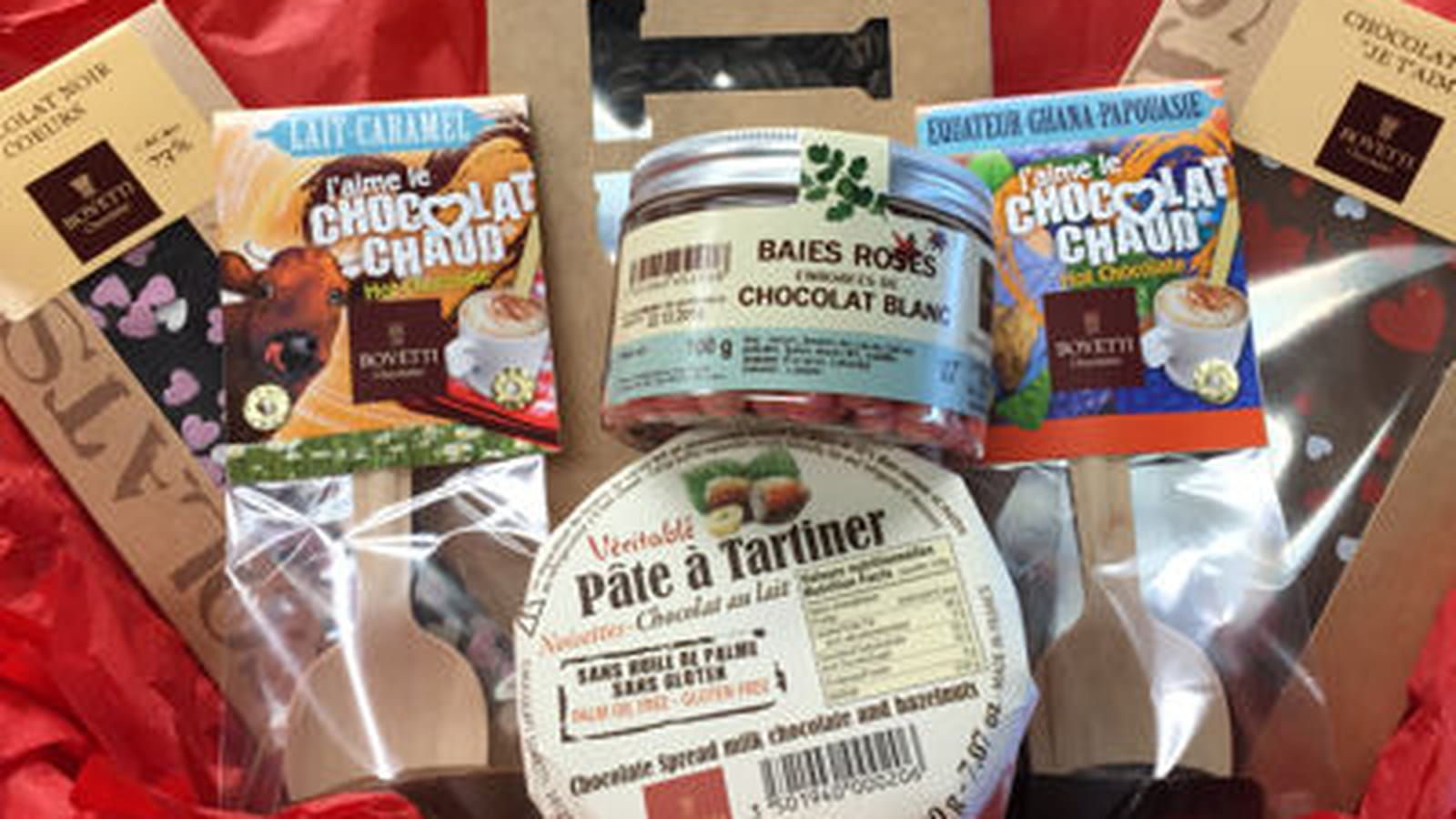 Box Chocolat Forever de la chocolaterie Bovetti 