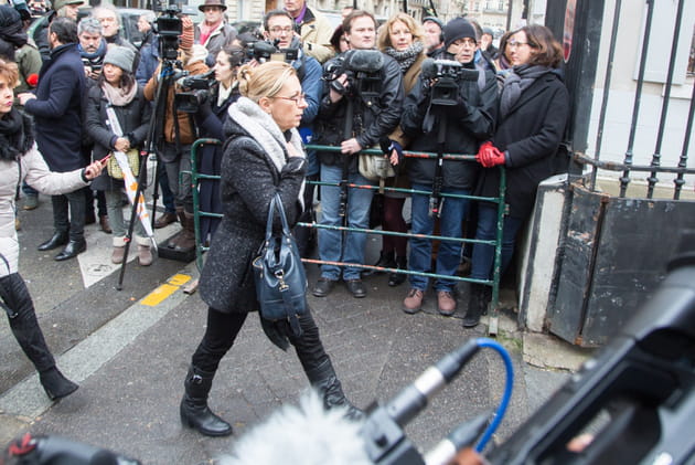 Nathalie Dessay se rend &agrave; la c&eacute;r&eacute;monie fun&eacute;raire de Michel Legrand
