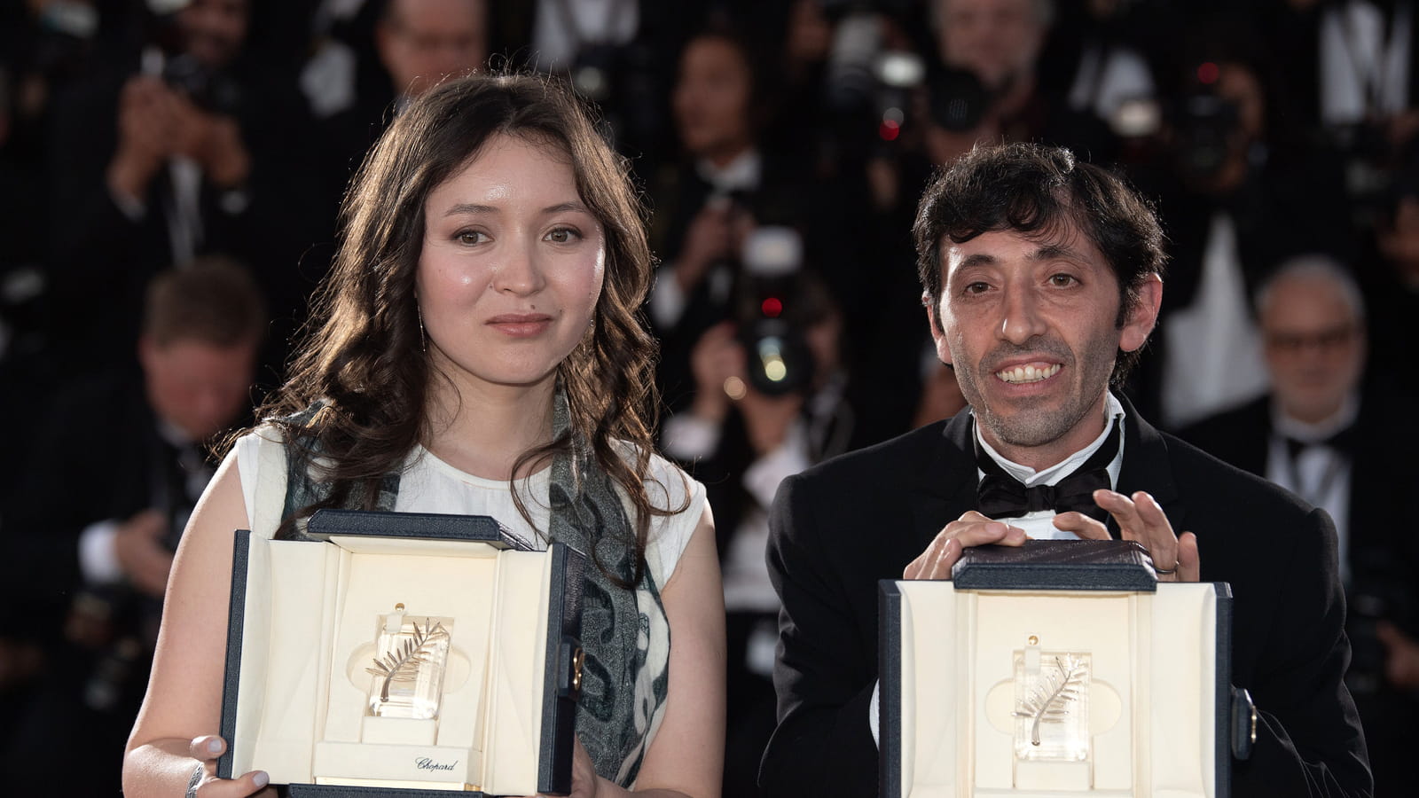 Samal Yeslyamova et Marcello Fonte
