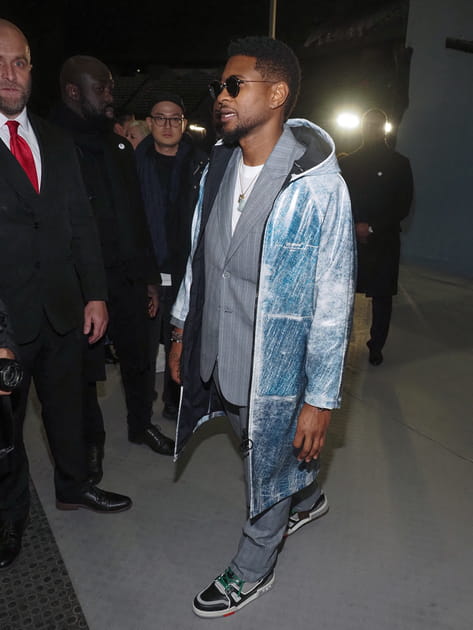 Usher au défilé Off-White