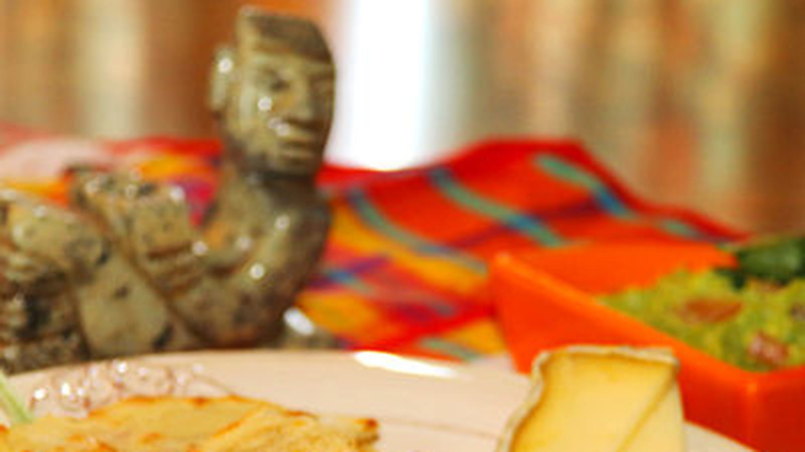 Quesadillas au poulet, maïs et Tomme de Savoie IGP