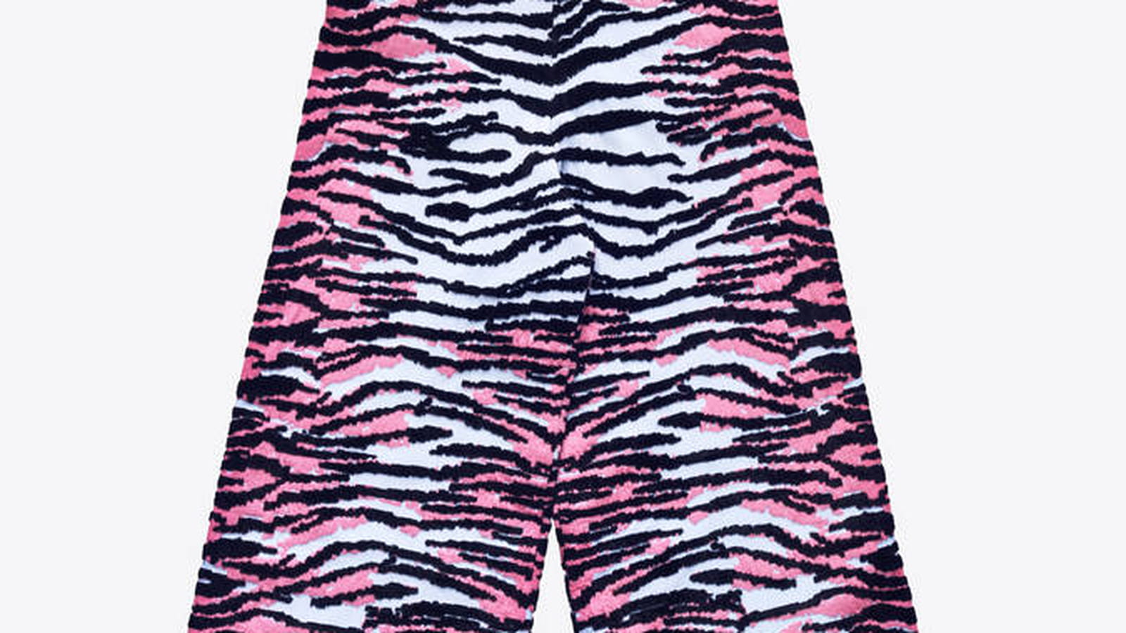 Pantalon zébré rose