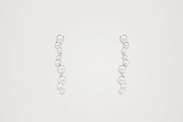 Boucles D'oreilles Pendantes Argentées - Neuf Avec étiquettes - Plaqué Argent