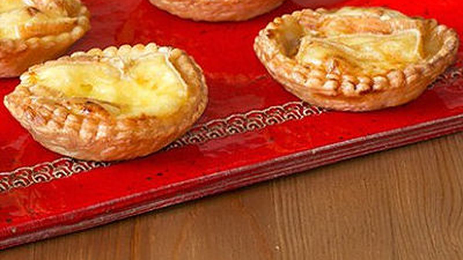 Tartelettes aux poires et Maroilles