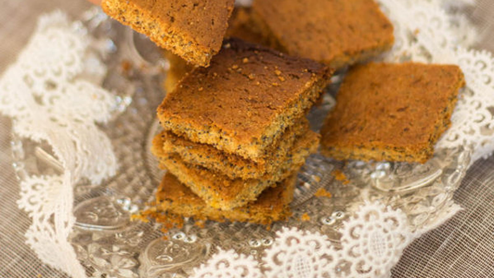 Petits sablés pavot et zestes d'orange