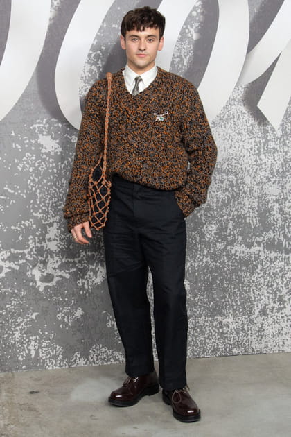 Tom Daley en pull tricot&eacute;