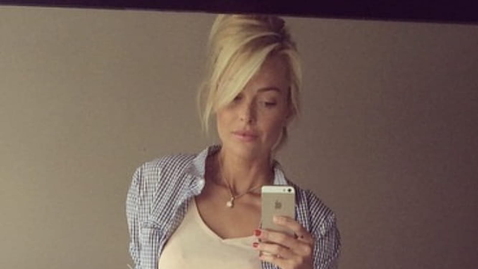 Caroline Receveur le 7 août 2014