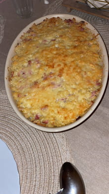 Gratin de crozets express : Etape 1
