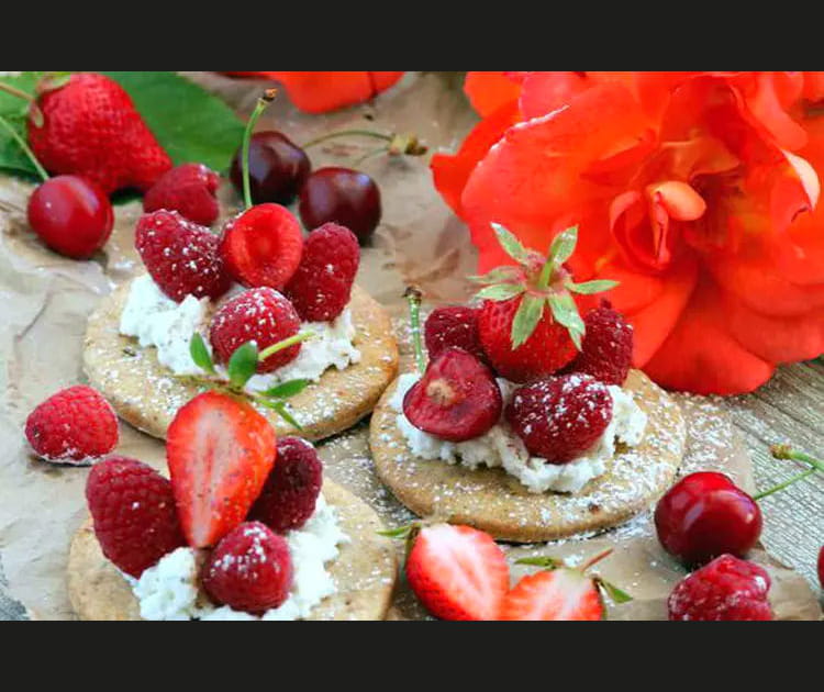 Tartelettes fruits rouges IG bas