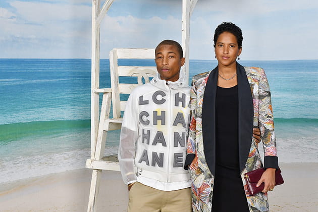 Pharrell Williams et Helen Lasichanh &agrave; Paris en octobre 2018&nbsp;
