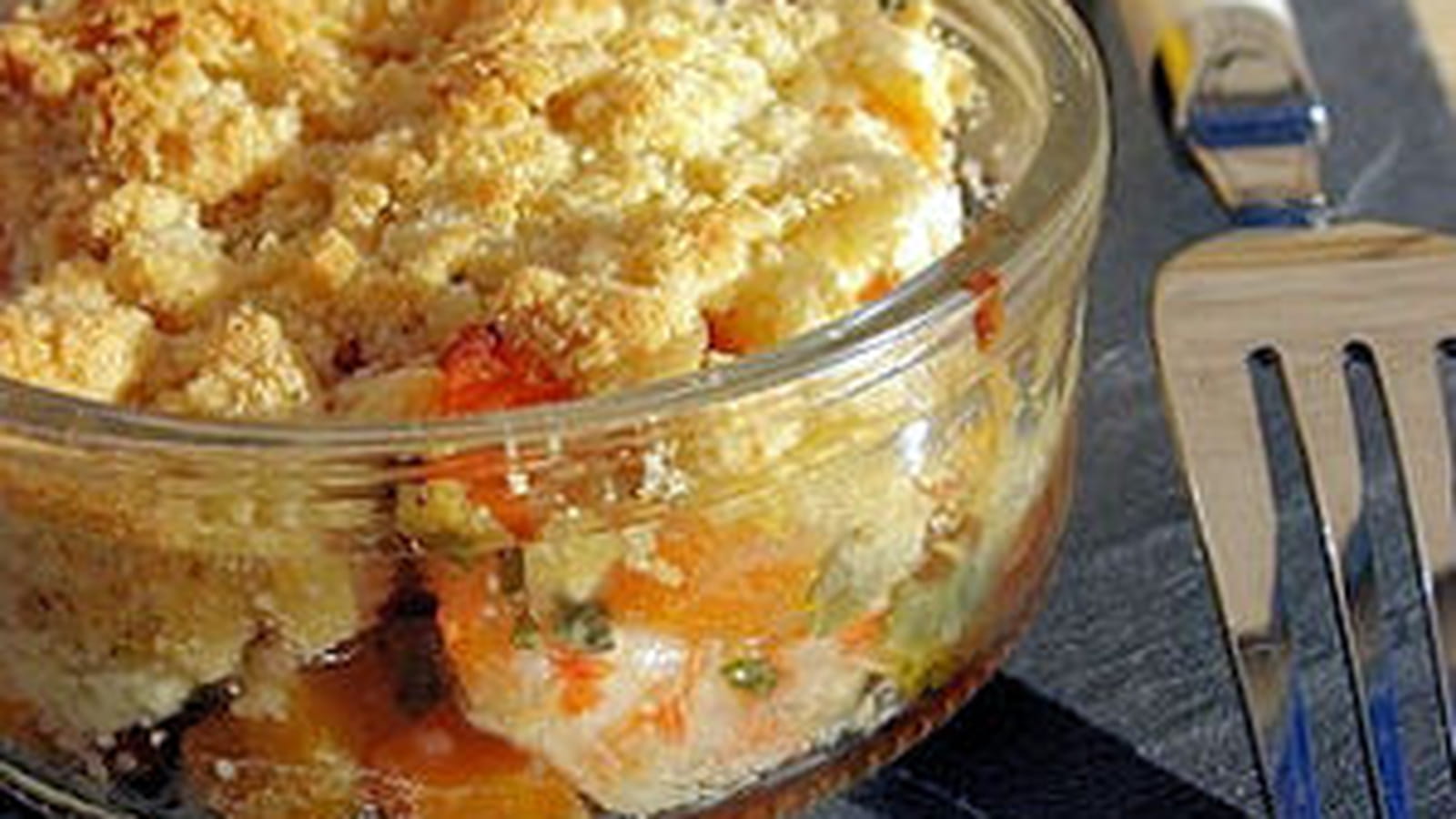 Crumble de crevettes