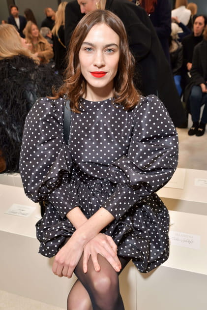 Alexa Chung au défilé Valentino