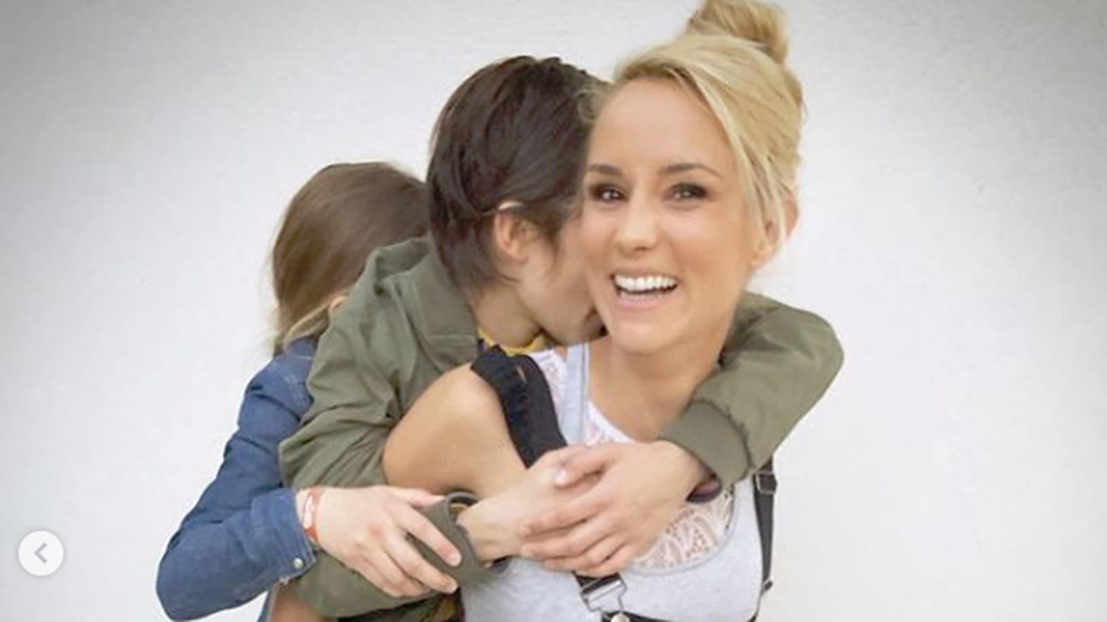 Elodie Gossuin et ses enfants