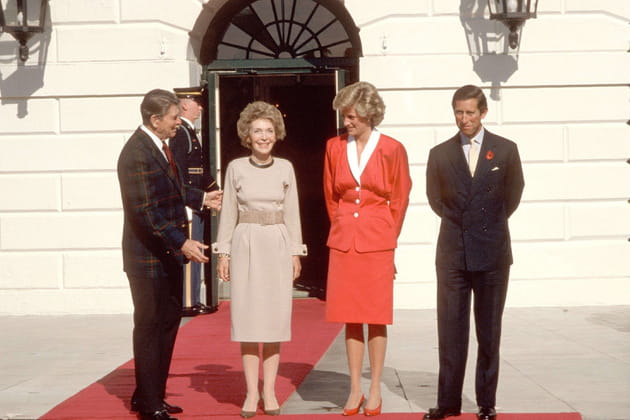 Diana et Charles rencontrent Ronald Reagan et Nancy Reagan