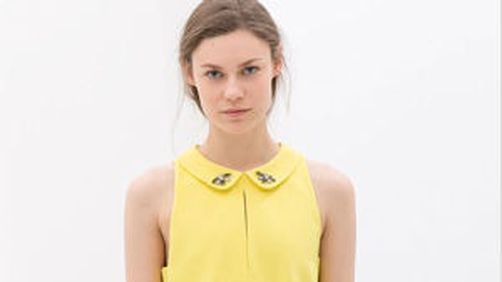 Robe jaune soleil de Zara
