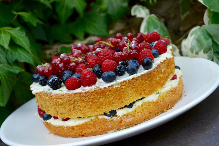 Recette De Gateau Aux Fruits Rouges La Recette Facile