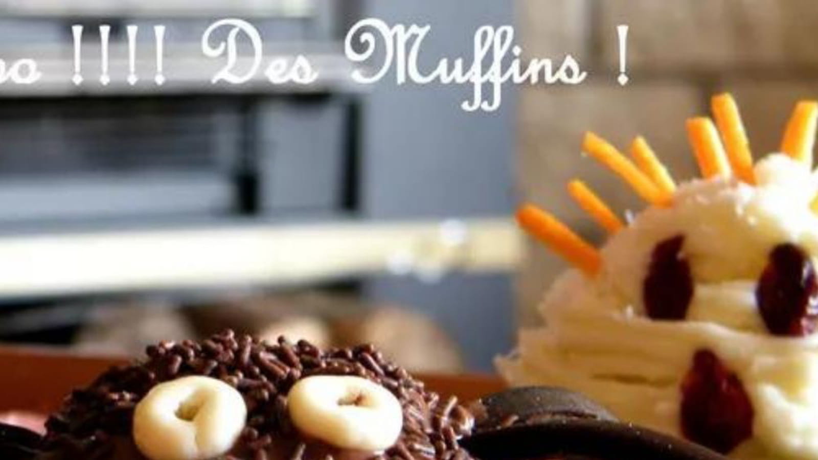 Muffins chocolat et cacao
