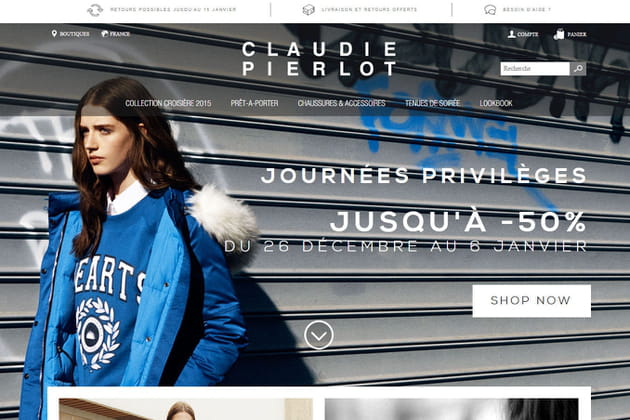 Le e-shop de Claudie Pierlot