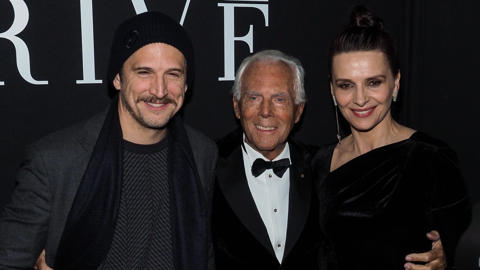 Guillaume Canet et Juliette Binoche, Giorgio Armani 