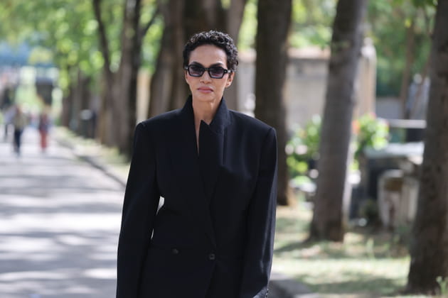 Farida Khelfa se rend aux obsèques de Catherine Ringer, à Paris