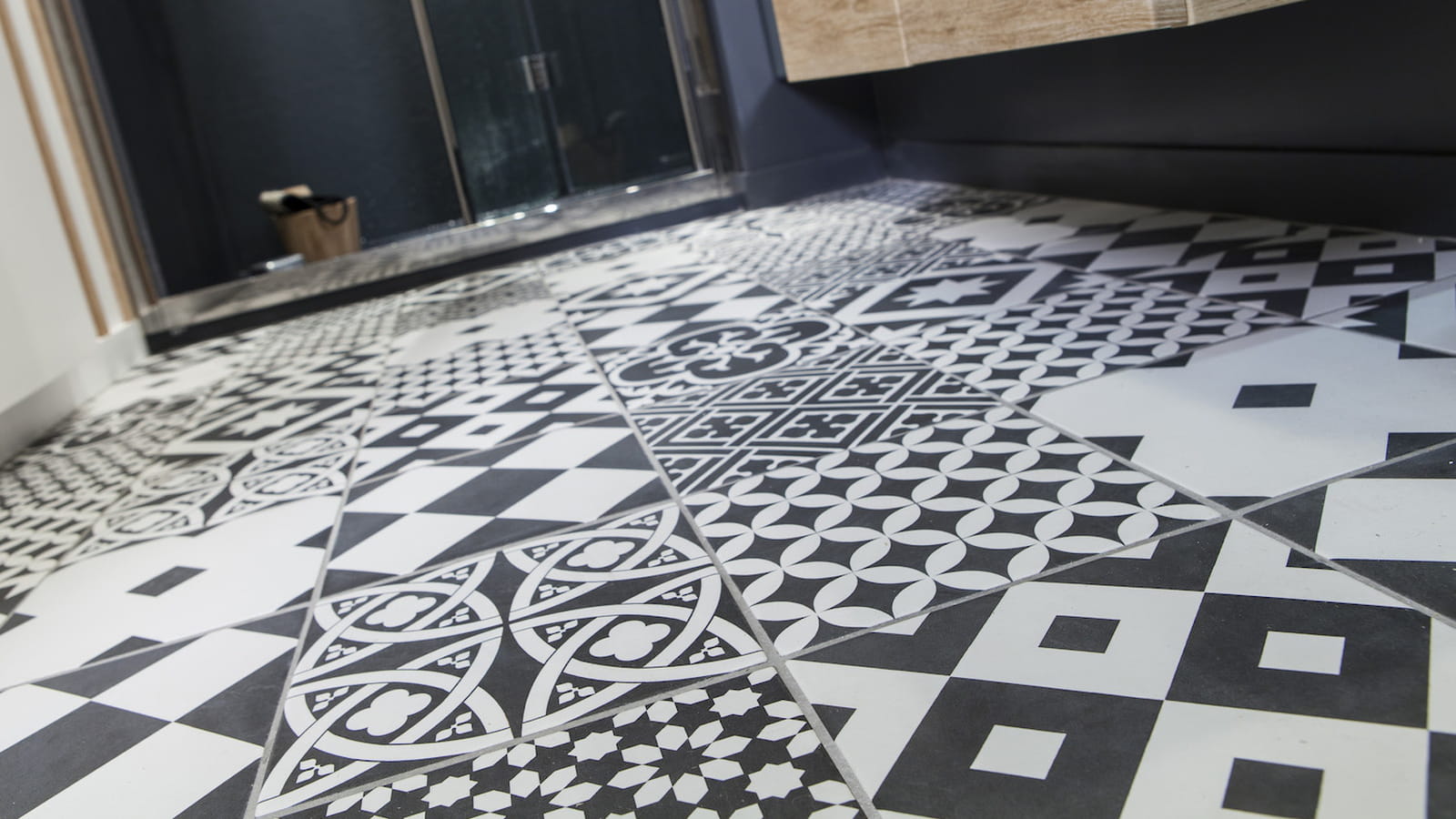 Carrelage effet carreaux de ciment