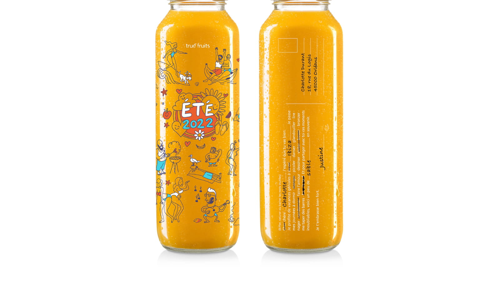 Le smoothie 100% fruits de TrueFruits