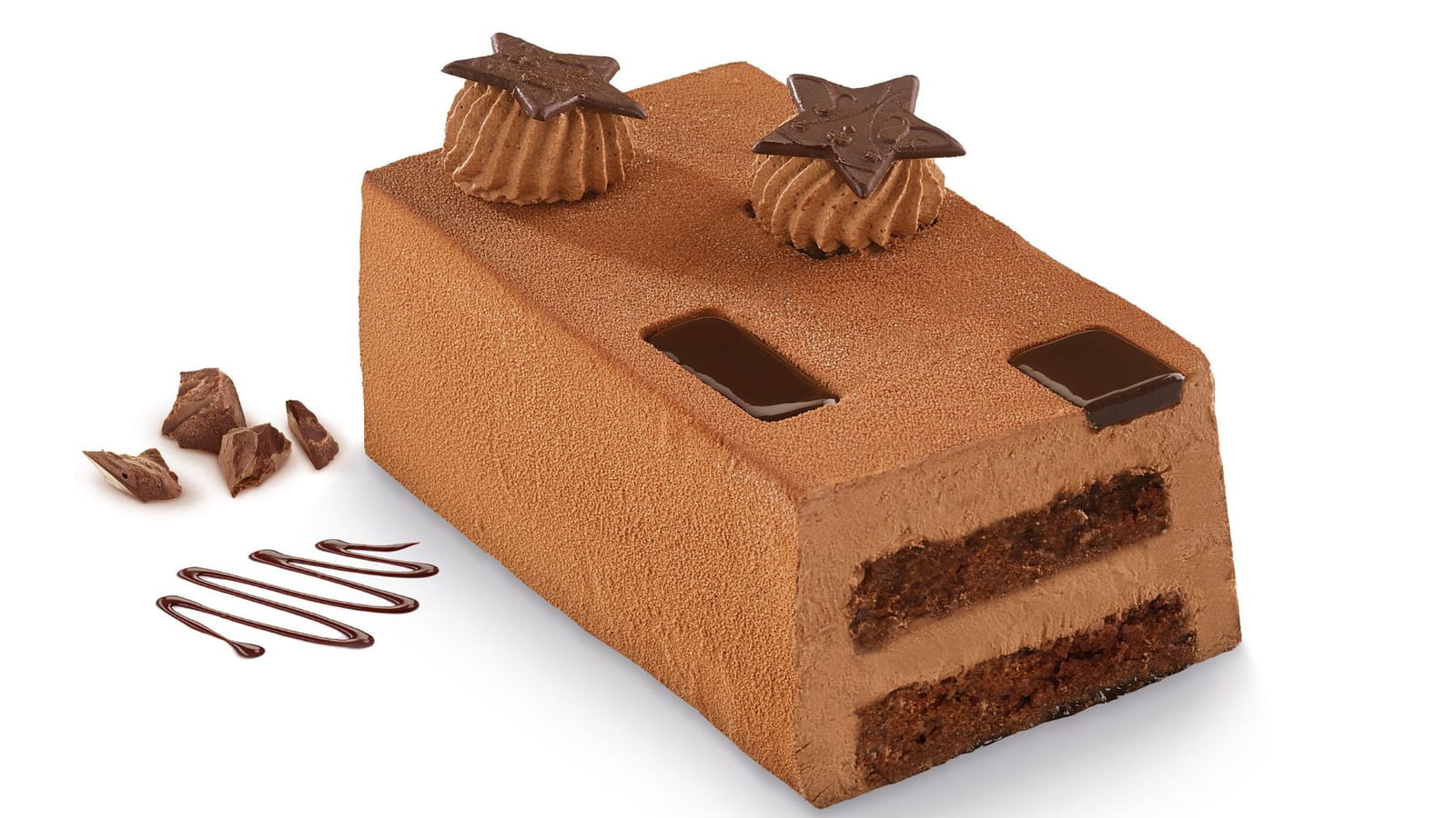 Bûche "Délice o chocolat" Intermarché