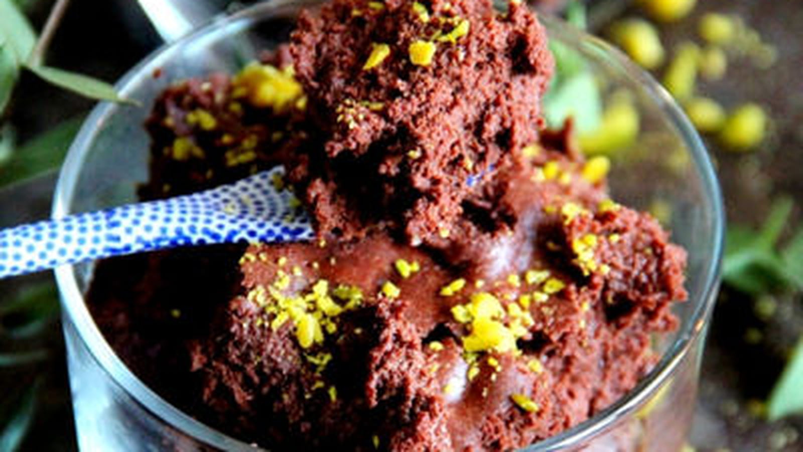 Mousse au chocolat éclats de pistaches