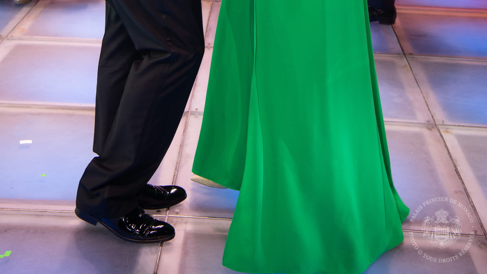 Le Prince Albert II et son épouse
