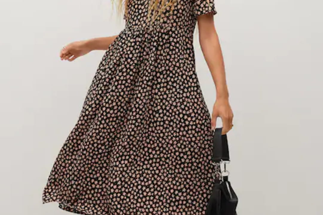 Robe à fleurs de Mango