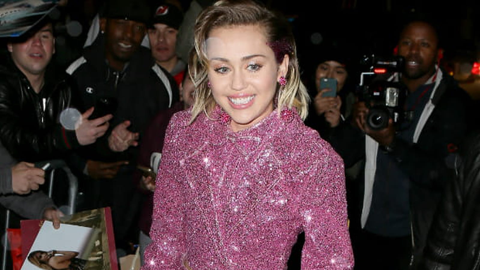 Miley Cyrus  le 1er décembre 2015