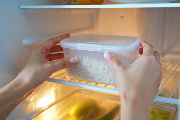 Riz cuit au frigo