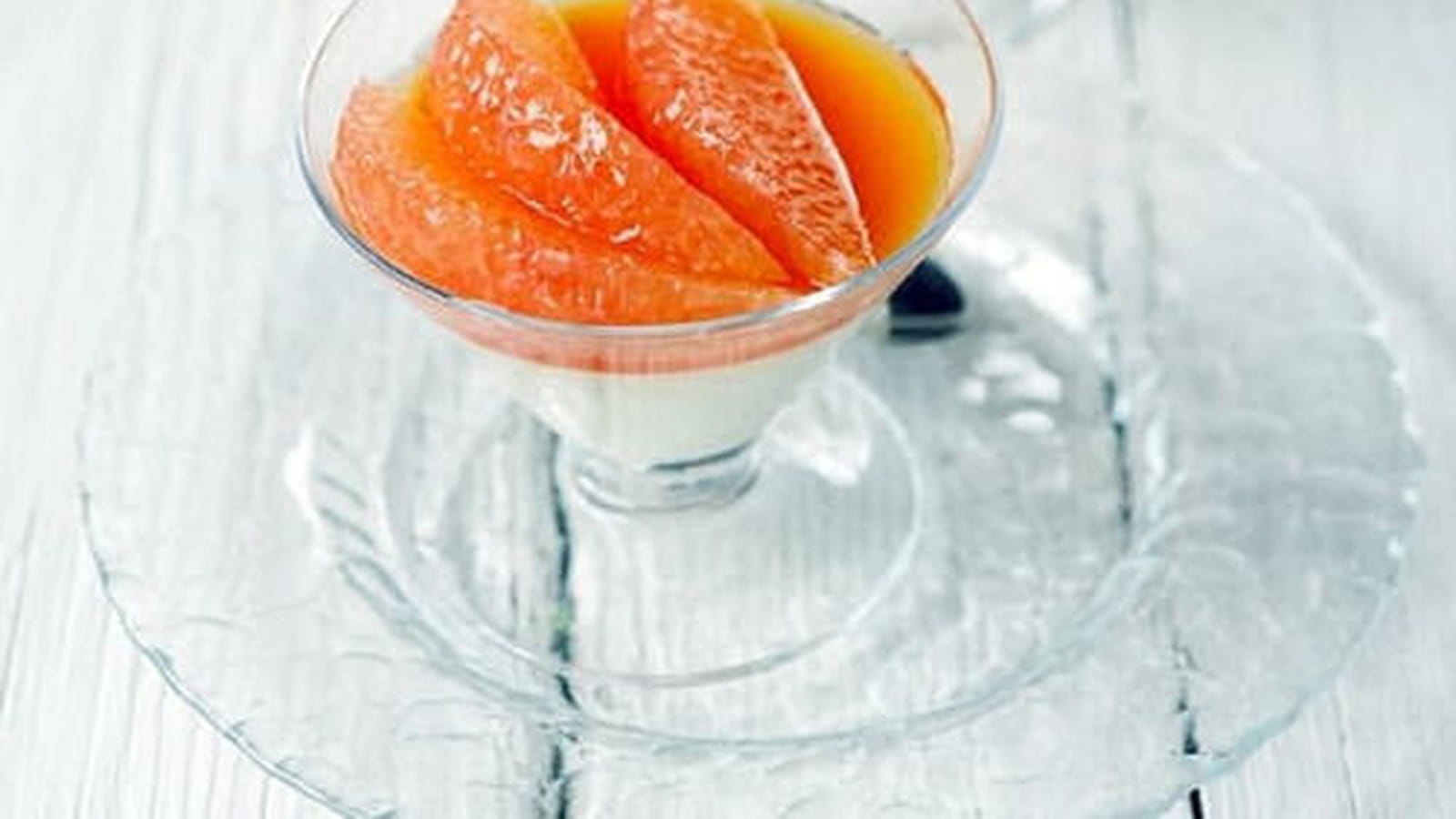 Panna cotta au pamplemousse