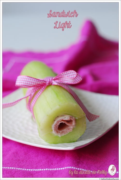 Sandwich light au concombre