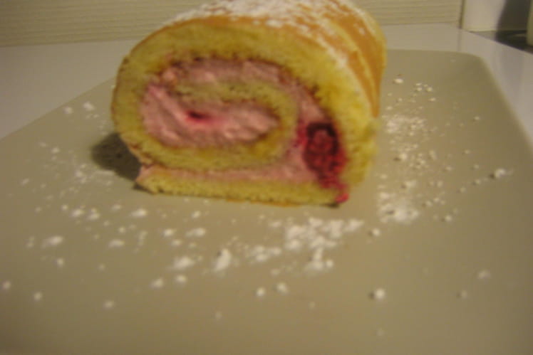 Recette De Roule A La Mousse De Framboises
