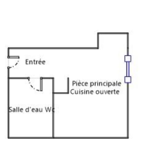 Le plan avant travaux