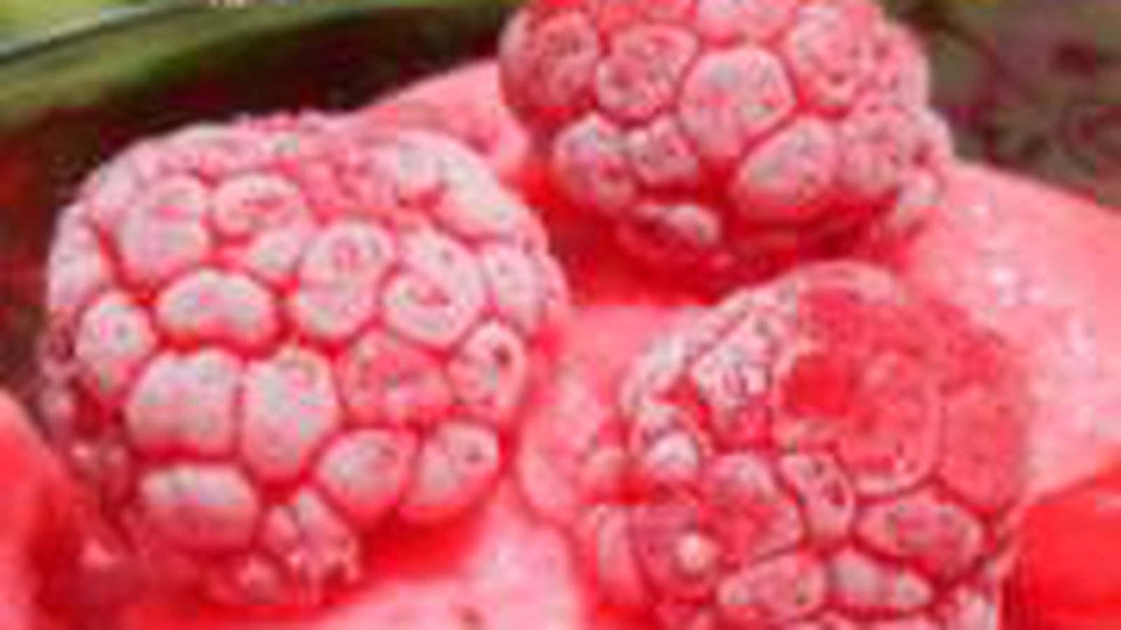 Glace à la framboise