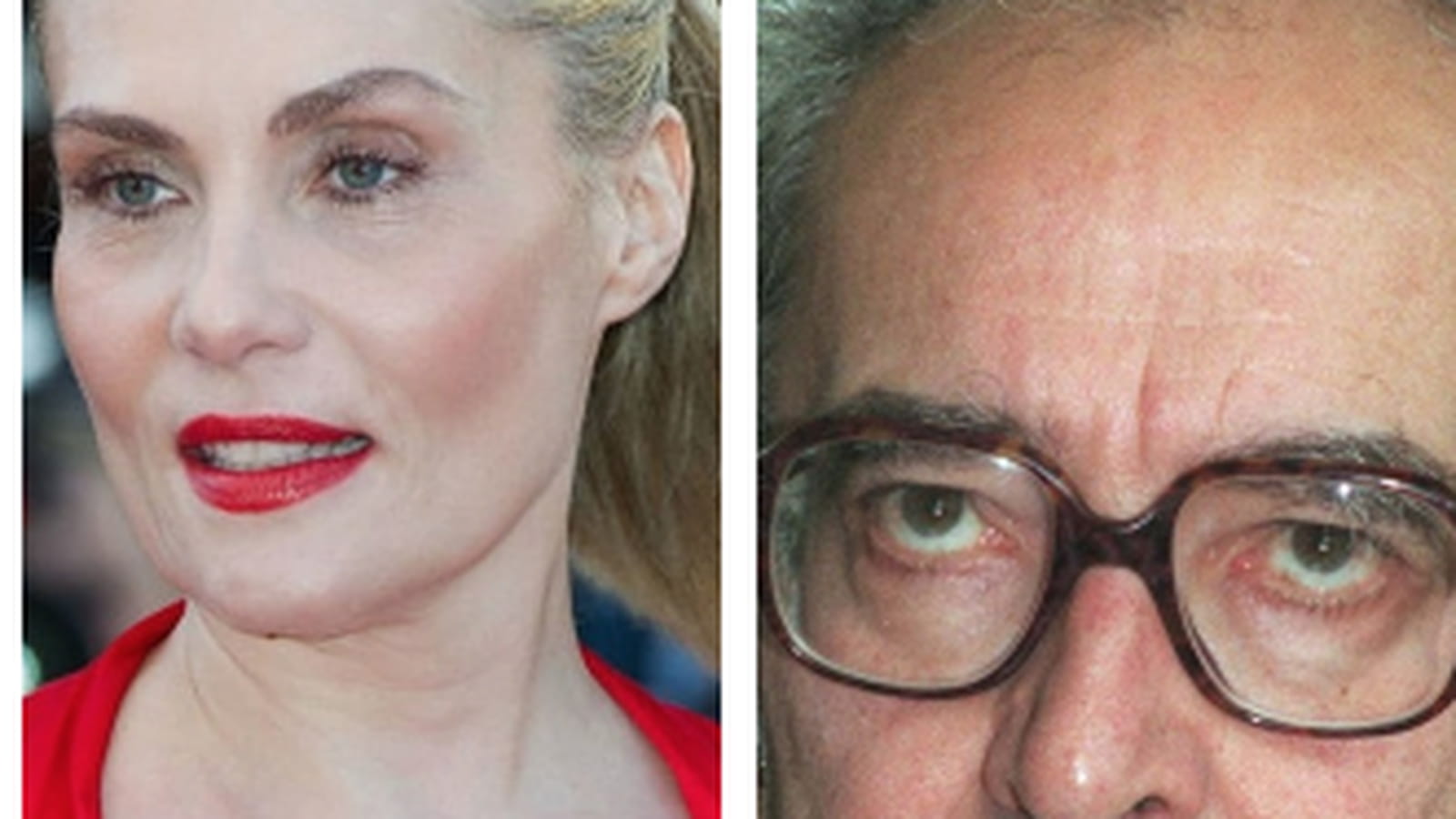 Emmanuelle Seigner et Jean-Luc Godard