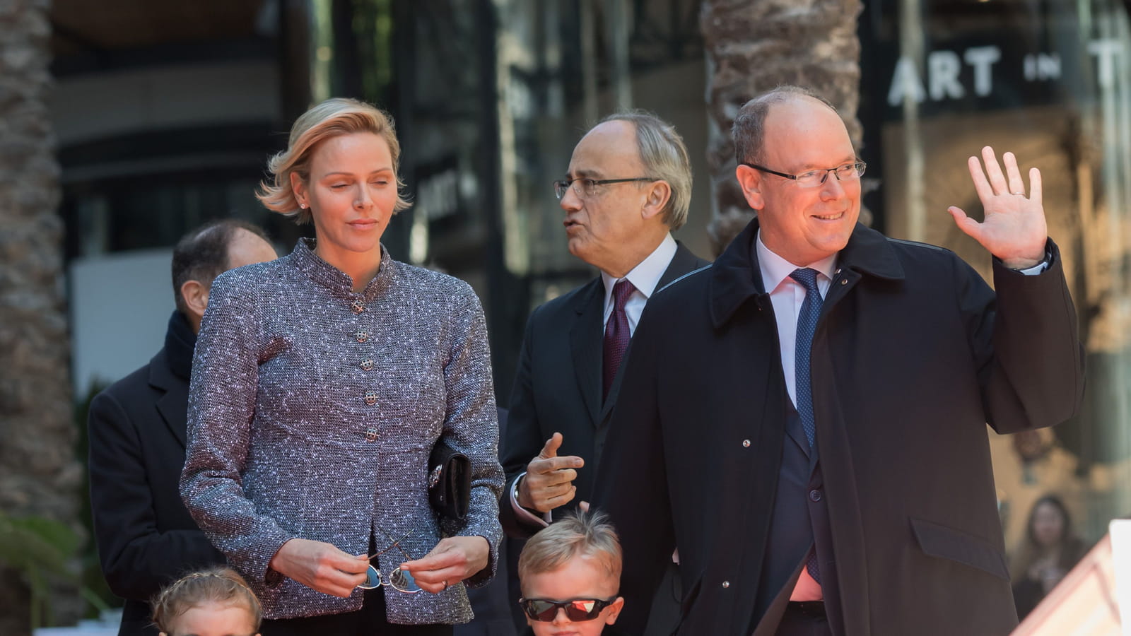 Albert, Charlene, Jacques et Gabriella de Monaco