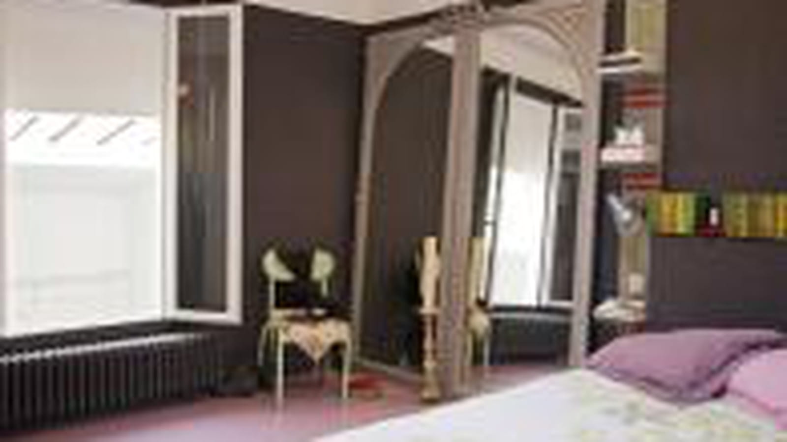 Chambre taupe et pastel