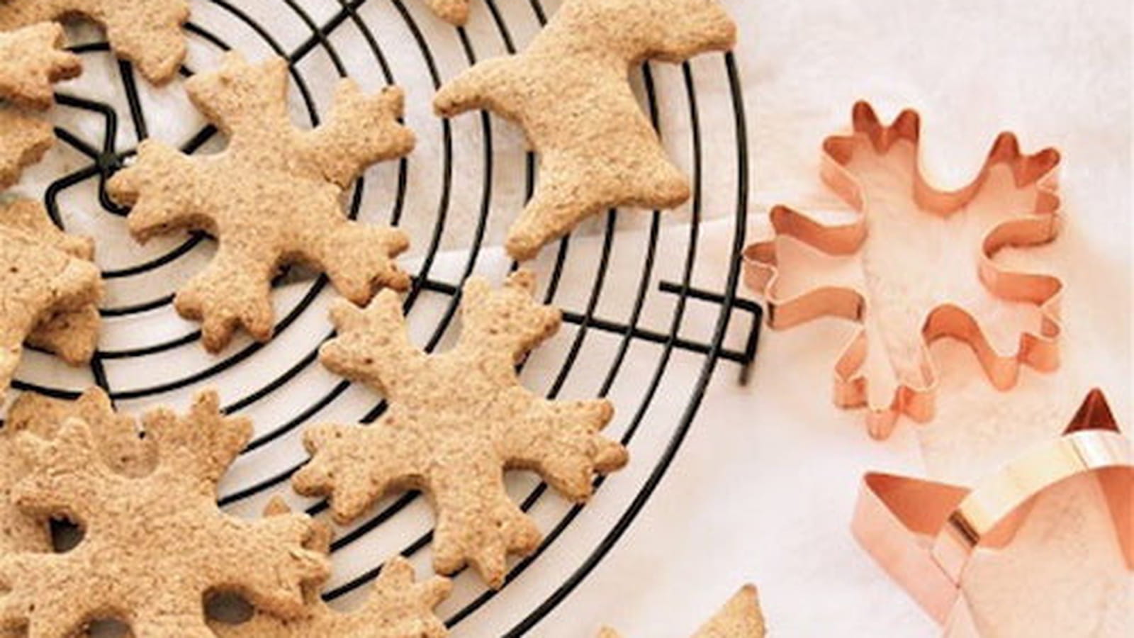 Spéculoos aux épices de Noël bio, sans gluten, sans oeufs et sans lait