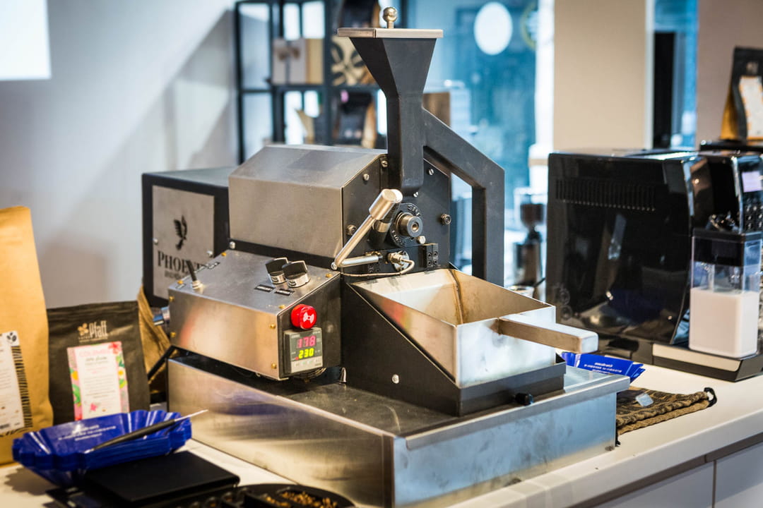 La machine à torréfier : un four avec tambour rotatif pour ne pas ...