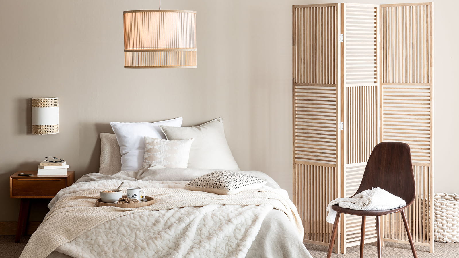 Chambre cocooning et nature