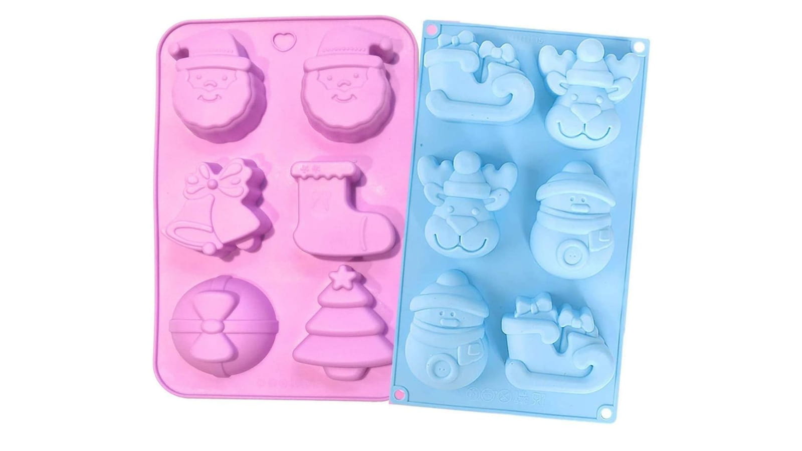 Moules en silicone bonhomme de neige, traineau et renne