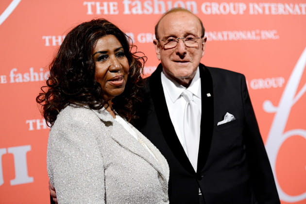 Aretha Franklin et Clive Davis en 2013